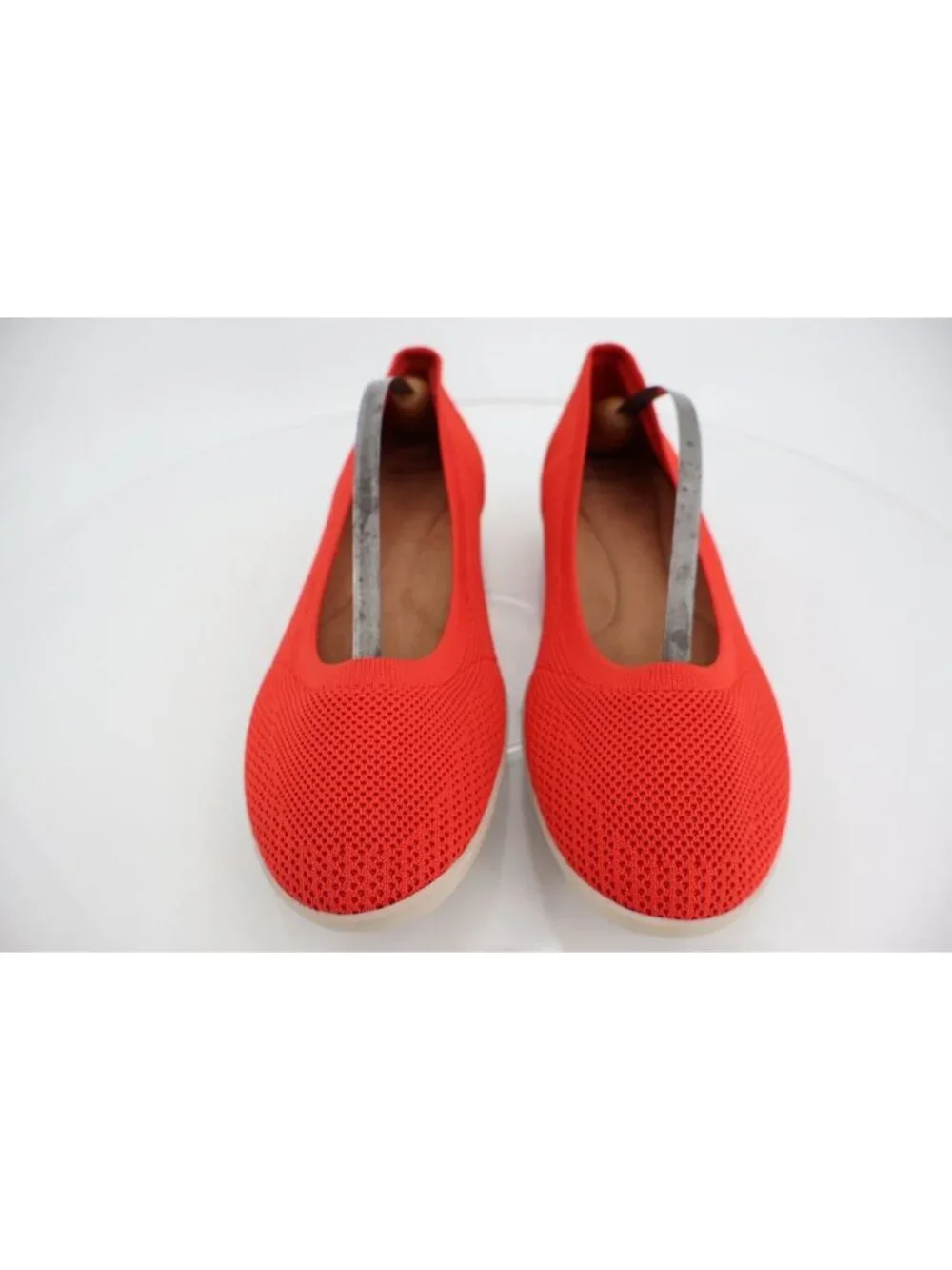 Earth Origins Ferris Knit Ballet Flats Red Size 10 Slip On Comfort Shoes
